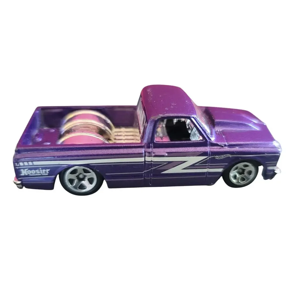 2013 Hot Wheels 67 Chevrolet C10 Purple Hoosier Malaysia 1:64